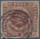 Dänemark: 1851-52, 4 R.B.S. Red-brown, Thiele Printing, Plate I No. 19 With "Pemberton" Retouch, Use - Used Stamps