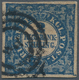 Dänemark: 1851-52 2 R.B.S. Blue, Thiele Printing, Plate II No. 6, Type 2 Showing "foot Of "2" Nearly - Gebraucht