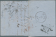 Dänemark: 1854. 2 S Blue(damaged On Top) + 1863, Rouletted Issue 4 S Brown Horizontal Strip Of 3 And - Gebraucht