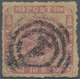 Dänemark: 1863 16s. Red-lilac, ROULETTED, Used And Cancelled With Kopenhagen Numeral "1", Fresh And - Oblitérés