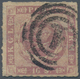 Dänemark: 1863 16s. Red-lilac, ROULETTED, Used In Copenhagen And Cancelled By Numeral "1", With A Sh - Used Stamps