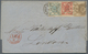 Dänemark: 1871. Folded Letter Sheet (toned) Written From Copenhagen Addressed To London Bearing Yver - Used Stamps