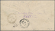 Dänemark: 1896 Destination RUSSIA: Postal Stationery Envelope 4øre Used Registered From Hjørring To - Oblitérés