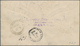 Dänemark: 1896 Destination RUSSIA: Postal Stationery Envelope 4øre Used Registered From Hjørring To - Used Stamps