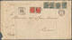 Dänemark: 1884, Einschreiben Der 4. (!) Gewichtsstufe Von Kopenhagen Nach Rom. Umschlag 24x13,5 Cm, - Oblitérés