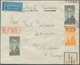 Dänemark: 1939, Two Registered Airmail Covers With Better Total 9 Airstamps Of The 1034 Issue To Ger - Used Stamps