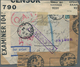 Dänemark: 1944, 30 Öre Blue On Airmail Letter To Nairobi/Kenya With Closure Stripes "Found Open Ore - Used Stamps