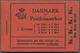 Dänemark - Markenheftchen: 1929, Stamp Booklet 1kr. Black On Red (10 X 7öre, 4 X 5öre, 4 X 2öre And - Carnets