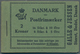 Dänemark - Markenheftchen: 1930, Stamp Booklet 2kr. Black On Green (16 X 10öre And 8 X 5öre) With 'G - Markenheftchen