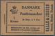 Dänemark - Markenheftchen: 1930, Stamp Booklet 1kr. Black On Brown (20 X 5öre) With 'Galle & Jessen' - Markenheftchen