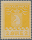 Dänemark - Grönländisches Handelskontor: 1915, Parcel-Stamp 2 Öre Yellow On Greyish Paper, All Sides - Sonstige & Ohne Zuordnung