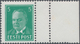 Estland: 1936, Postage Stamp: President Konstantin Päts 5 (S) Blue-green With Double Perforation Rig - Estonie