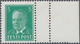 Estland: 1936, Postage Stamp: President Konstantin Päts 5 (S) Blue-green With Double Perforation Rig - Estland
