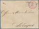 Finnland: 1856, 10 K. Coat Of Arms Carmine On Small Folded Letter Sheet Sent Tied By Boxed "WIBORG 1 - Briefe U. Dokumente