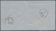 Finnland: 1866, 8 Pen. Black, A Pair On Ordinary Green Paper And 40 Pen. Carmine-rose (minimal Crack - Lettres & Documents