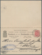 Delcampe - Finnland - Ganzsachen: 1886-1917 Three Postal Stationery Cards And One Picture Postcard, With 1) P/s - Entiers Postaux