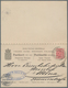 Delcampe - Finnland - Ganzsachen: 1886-1917 Three Postal Stationery Cards And One Picture Postcard, With 1) P/s - Ganzsachen