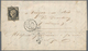 Frankreich: 1849 Ceres 20c. Black On Yellowish Paper Used On Entire Letter From Cholet, Dép. Maine-e - Lettres & Documents