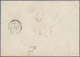 Frankreich: 1849, JANUARY DATE, 20c. Black On Yellow Paper, Vertical Pair, Fresh Colour And Close To - Covers & Documents