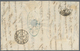 Frankreich: 1849, 20 C Black, Large Margins, Tied By The "BARS OF LILLE" Grid Cancel, Along With Lar - Lettres & Documents