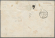 Frankreich: 1849/50, Ceres 1 Fr. Carmine, 25 C. Blue (pair) Canc. Endless Grill To Folded Envelope F - Covers & Documents