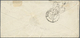 Frankreich: 1853/1862. 80 C Carmine, Cut In At Top, Single Franking Tied By Dotted Numeral 3612, QUI - Covers & Documents