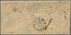 Frankreich: 1857, 80c. Carmine "Empire Nd", Strongly Cut Into At Two Sides And Part Of Adjoining Sta - Covers & Documents