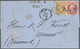 Frankreich: 1853/1862: 80 C Carmine And 10 C Brown, Tied By Clear Dotted Numeral 2788 To Letter From - Lettres & Documents