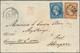 Frankreich: 1862/1864: 20 C Blue And 40 C Brown, Tied By Dotted Numeral 3240 To Small Letter From RU - Covers & Documents