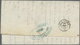 Frankreich: 1862/1864. 20 C Blue, Horizontal Strip Of Four, Annullated By Dotted Numeral 2046, Cds L - Covers & Documents