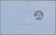 Frankreich: 1862/1869: 20 C Blue Napoleon II, Strip Of Three, Perforation Slighly Shifted In Two Dir - Covers & Documents