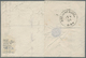 Frankreich: 1870, 40 C Orange With Retouched "4" Cancelled With Star-stamp On Complete Folded Letter - Covers & Documents