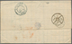 Frankreich: 1870. 40 C Orange "Ceres", 6 Stamps, Five Of Them Overlapping, Tied By Dotted Numaral "1 - Covers & Documents