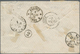 Frankreich: 1871. 20 C Blue, Type III And 10 C Brown, Bordeaux Emission, Canceled By Dotted Numeral - Covers & Documents