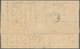 Frankreich: 1874: 10 C Brown On Rose, Pair, And 40 C Orange, Pair, Both Stamps Oxidated, Tied By Dot - Covers & Documents