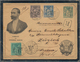 Frankreich: 1894, 25 C Black, 15 C Blue And 5 C Green Additional Franking On 5 C Green Registered Of - Covers & Documents