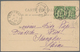 Frankreich: 1899, Ppc With Hor. Pait 5 C. Type Sage Showing Railway Cancellation " ST. DIE A LUNEVIL - Covers & Documents