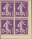 Frankreich: 1906, 35c. Violet "Semeuse Camee", Special Edition On Bristol With Indicated Perforation - Covers & Documents