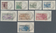 Frankreich: 1917/1919, War Orphans, 2c. To 5fr., Complete Set Of Eight Values, Each On Piece Clearly - Covers & Documents