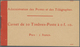 Frankreich - Markenheftchen: 1910 (ca.), Säerin Auf Glatten Grund 10 C. Rot Im Markenheftchen '2 Fr. - Sonstige & Ohne Zuordnung