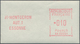 Frankreich - Automatenmarken: 1969, 0.10 Fr. Montgeron, Type II "Punkt Verschoben", Postfrisch. - Autres & Non Classés