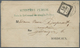 Frankreich - Portomarken: 1870 (ca.), Stampless Folded Wrapper 'Ministere Public' Used To Bordeaux W - 1960-.... Lettres & Documents