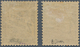 Frankreich - Portomarken: 1881, Postage Due Stamps 1 Fr And 2 Fr. Black, Mint, Perfect Perforated, S - 1960-.... Briefe & Dokumente