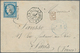 Französische Post In China: 1874 - French Offices: Military Mail Envelope Written From Mytho Dated ' - Autres & Non Classés
