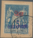 Französische Post In China - Portomarken: 1903, "A PERCEVOIR" Horizontal Overprint In Violet On 15c. - Sonstige & Ohne Zuordnung