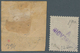 Französische Post In China - Portomarken: 1903, Provisional Handstamps, 15c. Rose With Red Resp. Vio - Autres & Non Classés