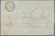 Französische Post In Der Levante: 1861. Stampless Envelope (folds) Addressed To Syros Cancelled By F - Autres & Non Classés