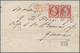 Französische Post In Der Levante: 1863. Envelope Addressed To Italy Bearing France 'Napoleon' Yvert - Autres & Non Classés