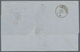 Französische Post In Der Levante: 1863, 80c. Napoleon Nd, Single Franking On Lettersheet Clearly Obl - Other & Unclassified