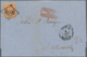 Französische Post In Der Levante: 1862/1868. 40 C Orange, Single Franking Tied By Very Clear Dotted - Autres & Non Classés